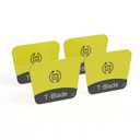 4 Replacement Heads and 3 Guide Combs Guards Kit Compatible with one blade QP25/26/27/28/45/65