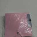 A5 Kpop Photocard Binder, 2 Ring Binder Photo Album for Fujifilm Instax Mini Camera Polaroid Printer Photo Film, 2x3 inch Kpop Photocard Holder Book with 25 Pages 4 Pocket (Pink)