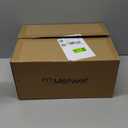 METWET Bathroom Light Fixtures, Brushed Nickel Vanity Lights with Flared White Fabric Shade, 3 Light Wall Sconce, Modern Sconces Wall Lighting for Hallway Bedroom, VL837BN3