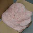 Bedsure GentleSoft Coral Pink Fleece Blanket for Couch - Super Soft Cozy Blankets for Women, Cute Small Blanket for Girls, 50x70 Inches