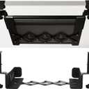 LUKETURE Under Desk Laptop Mount, No Drill Under Desk Shelf Holder, Steel Laptop Holder with Anti-Scratch Pads, Computer Storage Tray for Mac mini, MacBook, Keyboard