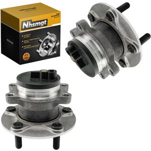 Pair 512563 FWD Rear Wheel Bearing Hub Assembly Fit for Mitsubishi Eclipse Cross 2018-2019, Outlander 2013-2019, Outlander Sport 2013-2019, Non-ABS, 5 Lugs, 2pcs