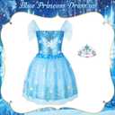 VGOFUN Princess Dress Up Clothes for Little Girls Princess Costume Princess Dresses Toddler Christmas Birthday Gift Aged 3-6