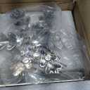 Hxezoc Snowflake Christmas Stocking Holder Silver 3D Crystal Snowflake Metal Mantel Stocking Hanger for Christmas Fireplace Mantel Decorations Christmas Holiday Supplies