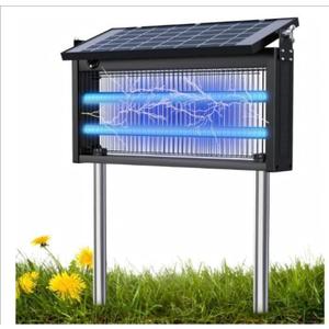 17.7 * 9.8 * 7.1in Bug Zapper Outdoor - Mosquito Repellent Outdoor Patio, Solar Bug Zapper Indoor, Waterproof Portable Fly Zapper, High Powered 4500V Mosquito Zappers Killer for Home, Patio, Camping