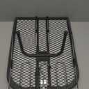 Metal Mesh Panel Tabletop Ironing Board | Foldable Iron Board | Heavy Duty Small Iron Board with Heat Resistant Cover and 100% Cotton 8mm Thicken Pad | 31.5"x11.8"x6.2" (Black/Grey)