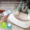 UPPAbaby Mamaroo Smart Swing Customizable Soothing Modes with MotionSync Technology Infant Recline + Bluetooth Enabled Included Newborn Insert Jake (Charcoal Mlange) (DFM 2025/08)