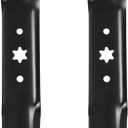 942-04244A Lawn Mower High Lift Blades for Cub Cadet XT1 XT2 LTX1045 LTX1046 Craftsman T240 LT2000 46" Mower Tractor - Replaces 942-04244 742-04244 942-04290 742-04290 - 2 Pack