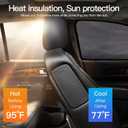 XCBYT Car Window Shade for 2019-2024 Toyota RAV4 Window Covers Side Window Sun Shade Car Window Shade for Baby with Breathable Mesh Insulate Heat and UV for Sleep Camping Breastfeeding