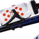 Bicycle Bottle Cages, Plastic Bike Bottle Holder with Cage Mounting Base (Black)