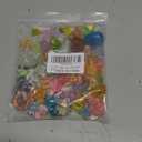 DIYDEC 60PCS Luminous Mini Resin Animals 60 Styles Miniatures Glow in The Dark Tiny Little Figures to Hide Small Duck Figures for Party Favors Bag Fillers Garden Dollhouse Decor