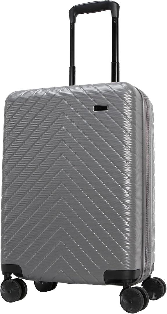 TRIPS RIDGELINE 20-Inch Carry-On Lightweight Durable Hardside 8-Wheel Spinner Cabin Size Luggage, Granite