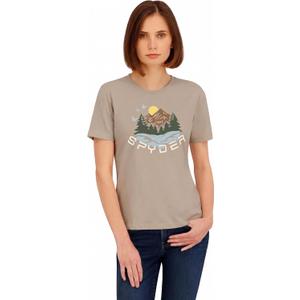 Spyder Women's Mountain Sunset Graphic Short Sleeve Tee T-Shirt (XL)