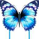 Mint's Colorful Life Butterfly Kite for Kids & Adults Easy to Fly, Large Single Line Kites with 300ft String Handle (Blue)