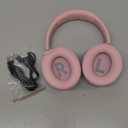 BERIBES Bluetooth Headphones Over Ear, 65H Playtime and 6 EQ Music Modes Wireless Headphones with Microphone, HiFi Stereo Foldable Lightweight Headsets, Deep Bass for Home Office Cellphone PC Ect. (Pink)