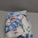 Preboun 6 Pcs Winter Chair Covers Set Removable Washable Stretch Dining Room Slipcovers Parson Chair Protector for Winter Home Ceremony Party Decoration, 3 Style (Classical, White) (Blue)