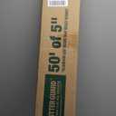 A-M Gutter Guard - Aluminum 5" (50 Feet, Mill Finish) with 100-1/2" #8 Stainless Steel Zip Screws - Includes 1/4" Magnetic Hex Driver