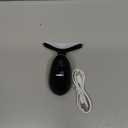 Red-Light-Therapy-for-Face-and-Neck, 7 Color Face Massager Tool for Wrinkles, Double Chin, Vibrating Facial Massager with Thermals for Skin Care, Glossy Black