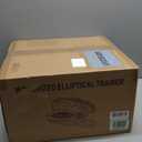 Putnen Under Desk Elliptical Machine, Electric Elliptical Leg Exerciser for Seniors with 12 Adjustable, Portable Quiet Elliptical Exercise Machine, Seated Pedal Exerciser with Remote Control (Orange)