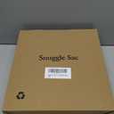 Snuggle Sac Faux Fur Throw Blanket for Couch,Knitted with Microfiber Fancy Yarn Blanket, Cozy Soft Warm Blankets for Sofa, Bedroom, Living Room, Solid Blue,50x60 inches