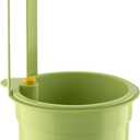 Hanging Food Waste Catcher for Sink, Sink Strainer Basket with Press Dumping, Self-Cleaning Design Food Strainer for Sink, Faucet-Mounted Trash Catcher for Kitchen (Green)