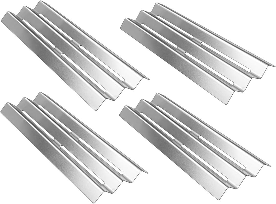 Grill heat Plates for Napoleon LEX485/605/730 LE LD485 Series Grills, Napoleon 85-3072-8, 85-3073-6, 85-3080-8, 85-3081-6, 85-3082, 85-3083, 85-3084-0, LD485RB, LD485RSIB, M485RB, 4 Pack
