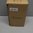 Wellmet BlackGold 6"x 6"x10" Lampshade, No Assembly Required, Classic Modern Lamp Shade for Table Lamp, Bedside Lamp, Floor Lamp, Fabric Drum Lampshade, Spider Fitter