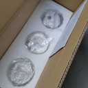 3-Light Bathroom Vanity Light, Modern Brushed Nickel Wall Lights with Clear Glass Shades, Bathroom Wall Sconce Lamp for Mirror Living Room Bedroom Hallway