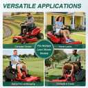 Yesker 109-8073 Drive Belt 60 Inch Mower Deck Belt 5/8" x 198.98" for Exmark Lazer Z LZ-LP E S X-Series Deck Standard Zero Turn Lawn Mowers Heavy-Duty Durable Aramid Cord Replaces 116-1985 135-5774
