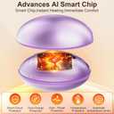 Magnetic 2-in-1 Rechargeable Hand Warmers, Up to 20H Heating, Egg-Shaped Pocket Hand Warmers with AI Chip, 1s Fast Heating, LED Temperature & Battery Display, Elegant Box