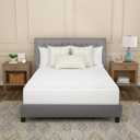 Sealy Complete Protection Waterproof Stain Protection Soft Comfort Top PerfectGrip Stretch Sidewalls Machine Washable Fitted Mattress Protector, Twin Size, White