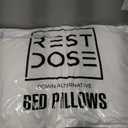 Bed Pillows for Sleeping, Set of 2 Cooling, Hotel Quality with Soft Down Alternative Fill for Back, Stomach & Side Sleepers (Queen)