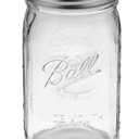 Ball Quart (32oz) Jar with Silver Lid, Wide Mouth, 1 Jar