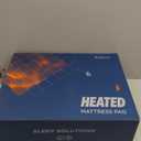 Bedsure Heated Mattress Pad Queen Size - Dual Controller Electric Mattress Pad, Fast Heating Bed Warmer with Deep Pocket, 10 Heat Settings & 12 Hour Timer Auto Shut Off (Queen, 60"x80")