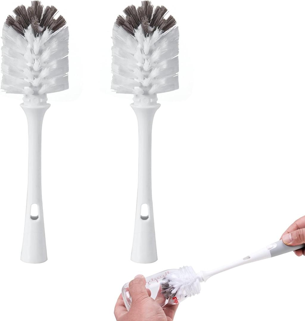 Bottle Brush Replacement Head Compatible with OXO,Flexible Dish Brush Refill Head Compatible with OXO,2PCS