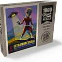 MyPuzzle Legends of The National Parks: Great Sand Dune's Extraterrestrials, Vintage Poster - Premium 1000 Piece Jigsaw Puzzle for Adults