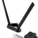 ASUS PCE-BE92BT WiFi 7 PCI-E Adapter with 2 External Antennas. Supporting 6GHz Band, 320MHz, Bluetooth 5.4, WPA3 Network Security, OFDMA and MU-MIMO, only Compatible with Intel motherboards