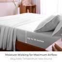 Mellanni Queen Sheets Set - 4 PC Iconic Collection Bedding - Hotel Luxury, Extra Soft, Cooling Bed Sheets - Wrinkle, Fade, Stain Resistant (Queen, White)