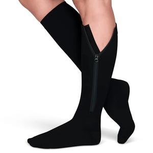 TheraMagic™ Zipper Compression Socks for Men & Women, 20-30mmHg Closed Toe Graduated Zippered Compression Stocking, 4XL