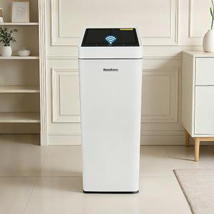 8 Gallon Touchless Kitchen Trash Can with Motion Sensor Lid, Smart Stainless Steel Garbage Can with Automatic Bagging System for Home, Office & RV