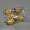 Heymaillc 5pcs 5/16” Universal Fuel Filters with 10pcs 8mm Hose Clamps Gas Inline Fuel Filter for Motorcycles, Cars, Trucks