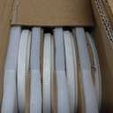 Line Porcelain Dinnerware Set, dish set for 8, Creamy White