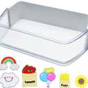 Upgraded DA97-12650A, DA63-06963A, DA63-07104A Door Shelf Basket Bin (Right Side) Compatible with Samsung RF260/RF261/RF263beaesr Refrigerators, Part number: AP5620330, 2692337 with 6 Fridge Magnets