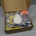 Mini Table Saw for Crafts, Dual Motors & Switches, 7 Levels & Height Adjustable Table Saw with 135PCS Accessories for Men and Women's Cutting, Grinding, Engraving and Drilling