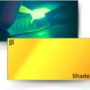 The King | Shade 10 Gold Welding Lens 2x4 1/4 | Aqua Colored Glass Welding Lens | Shade 10 Welding Lens 2x4 1/4, Perfect Size For a Sugar Scoop Welding Hood, or Pancake Welding Hood | Ridge Products