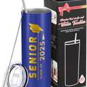 Amazon.com: Amyhill Senior Class of 2025 Water Tumbler Graduation Gifts for Him Her 20oz Stainless Steel Insulated Mug with Lid Inspirational Travel Bottle for Daughter Son College High School(Dark Blue,1 Piece) : Home & Kitchen