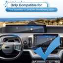 2025 2026 Expedition Screen Protector for Ford Expedition (Active/Tremor/Platinum/King Ranch/Max) (13.2In Navi+24In Dash), 9H Tempered Glass 2025 Expedition Accessories Anti-Scratch&HD Transparent