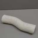 Cozyhealth Cervical Roll Pillow, Medium Soft Memory Foam Neck Round Pillow Cylinder Bolster Pillow for Sleeping, Round Neck Support for Bed, Legs, Back and Yoga (White, Medium - 3.9" H)