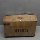 KSIIA Orthopedic Dog Crate Bed for Large Dogs, Waterproof, Washable & Removable Cover, Egg Crate Foam, 41 x 27 Inch, Dark Gray