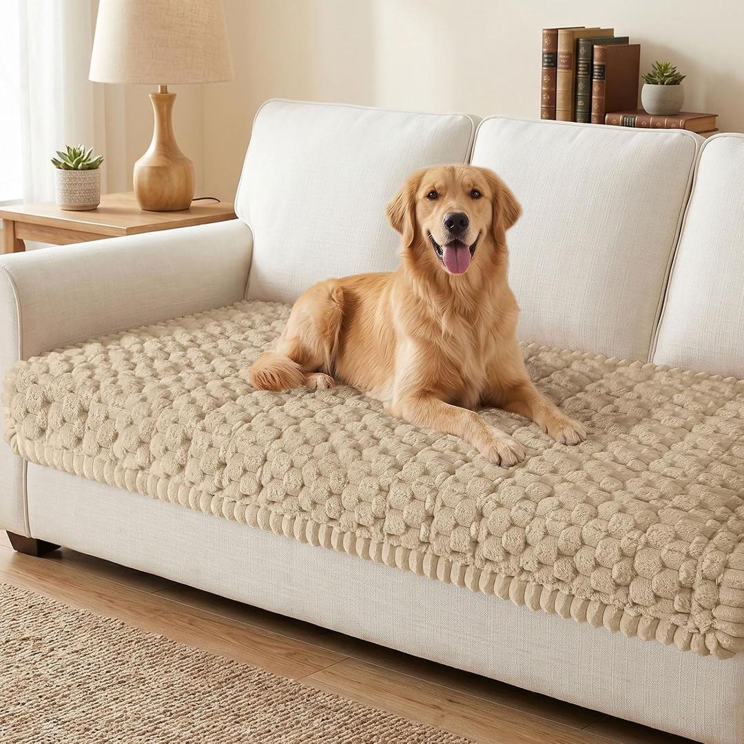Smiry Non Slip Couch Covers for Dogs, Scratch Resistant Pet Sofa Protector